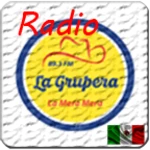 radio la grupera mexico android application logo